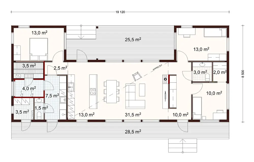 Sumu 134 1A floor plan