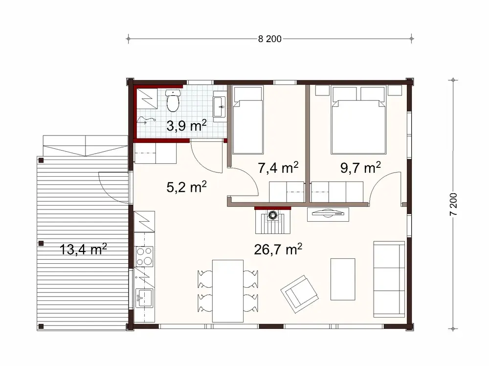 Syli 60 1A floor plan
