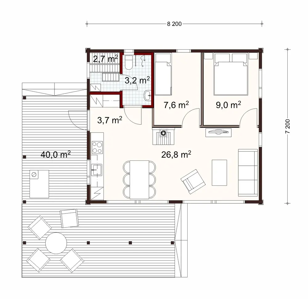 Syli 60 2A floor plan