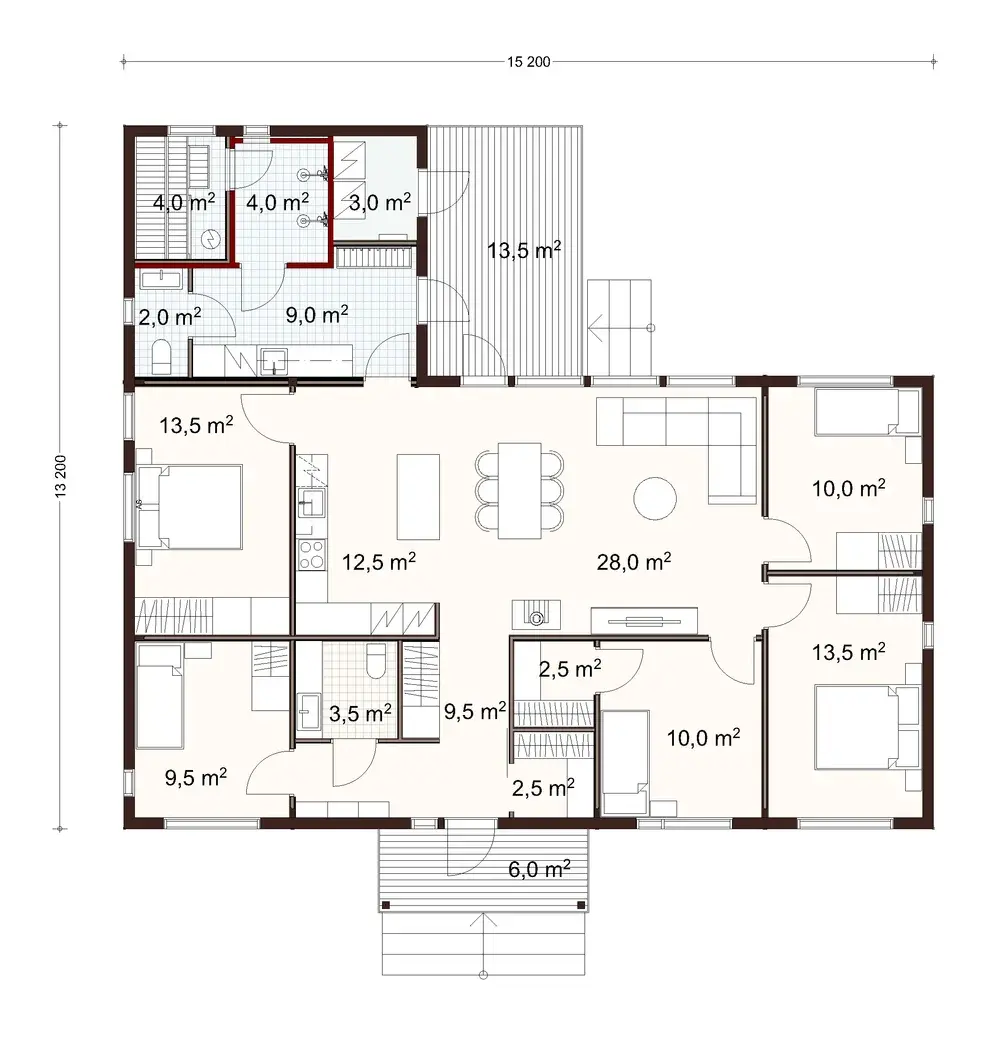 Toivio 156 1A floor plan