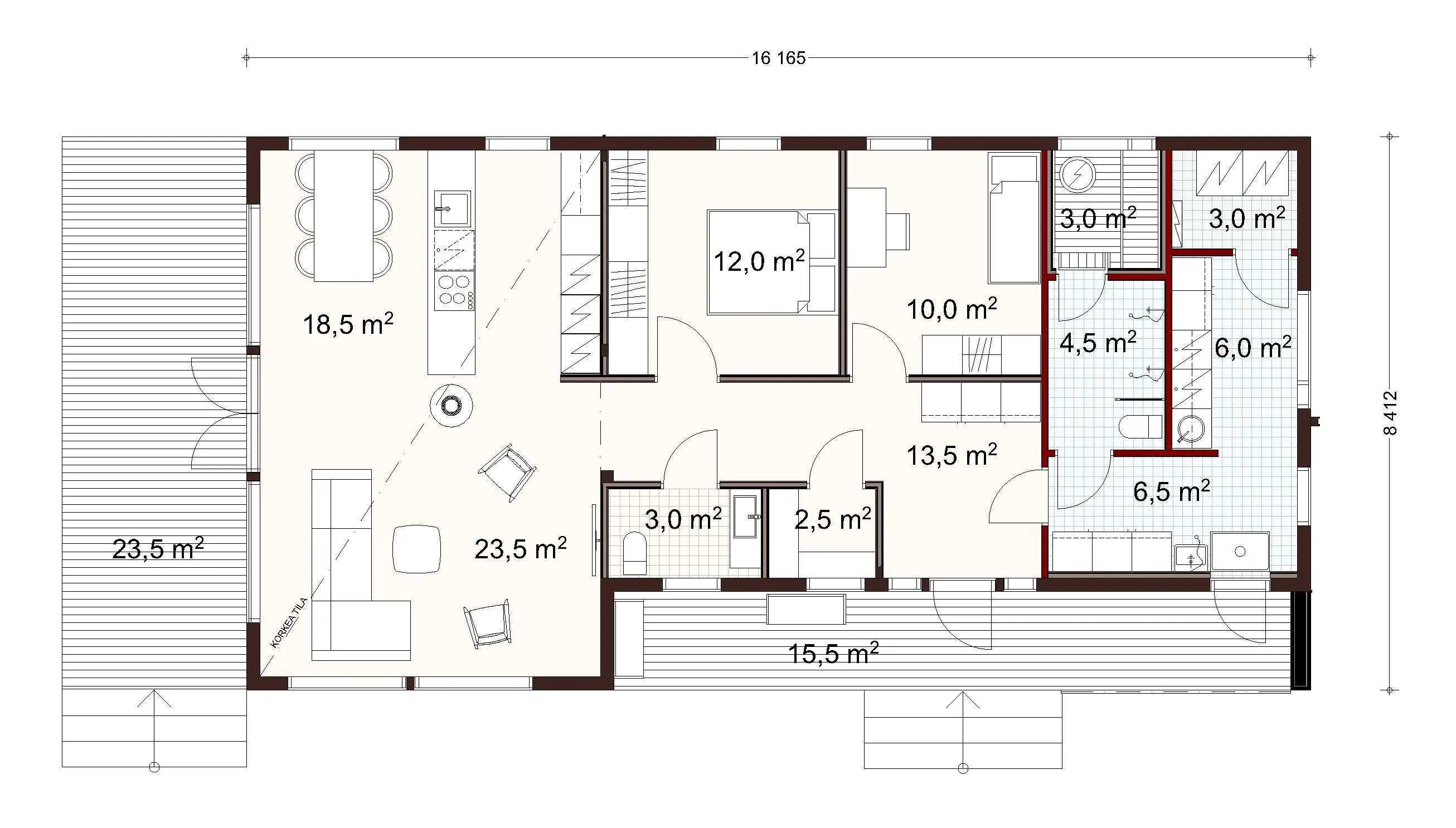 Touko 120 1A floor plan