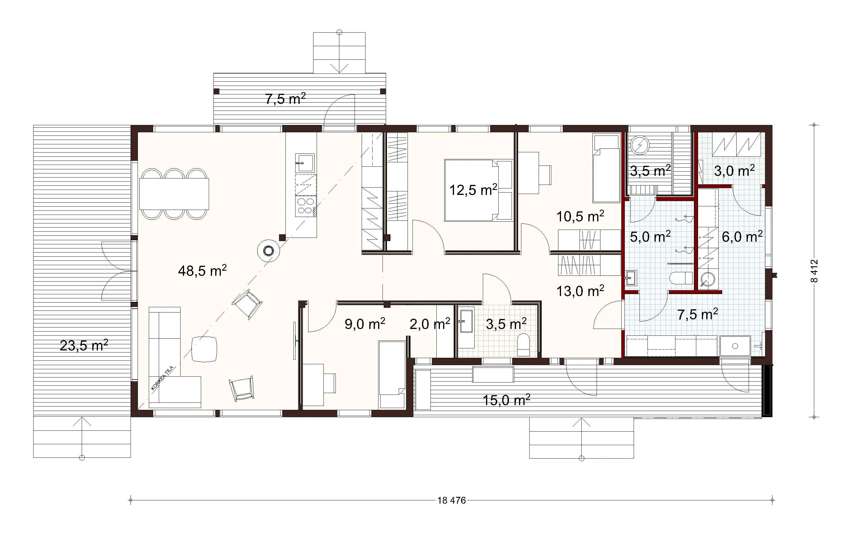 Touko 140 1A floor plan