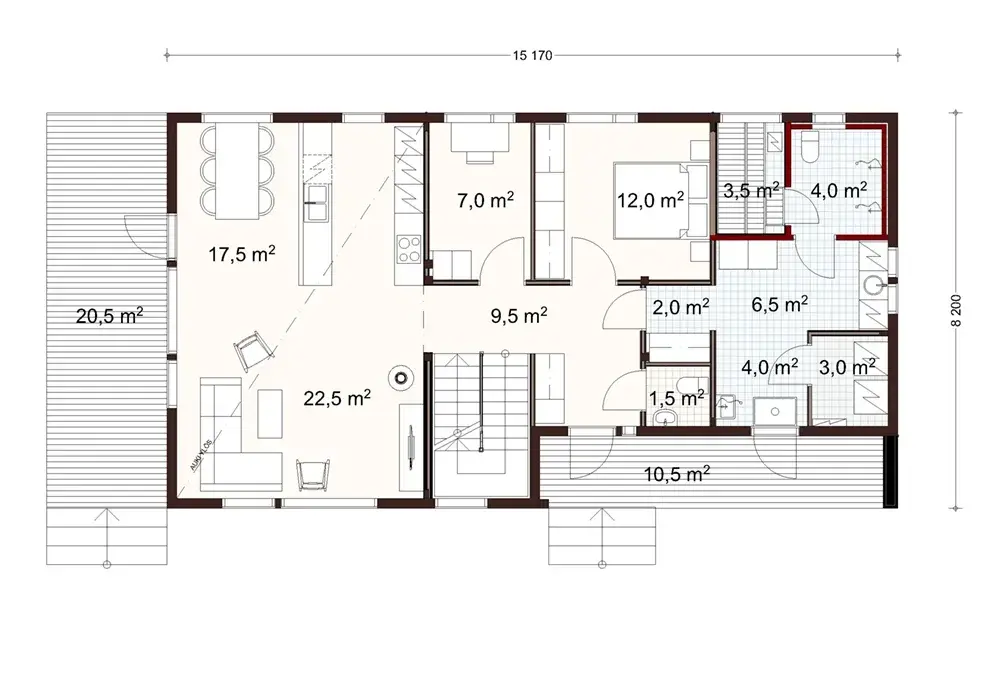 Touko 164 1A floor plan