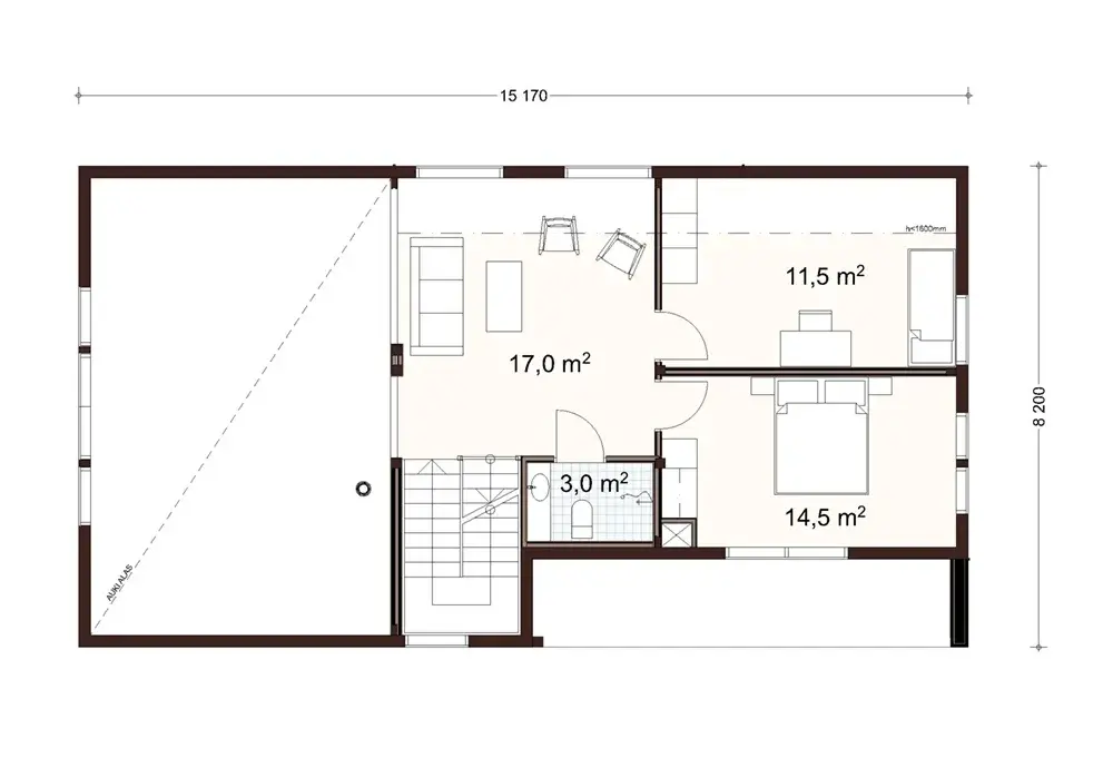 Touko 164 1A floor plan