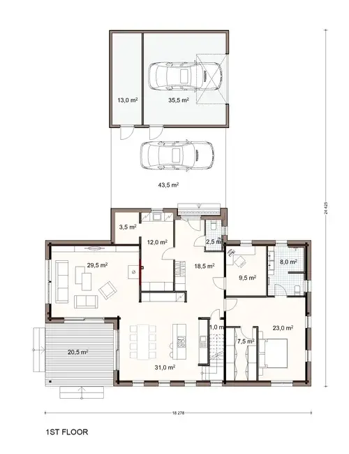 Tuohi 397 1A floor plan