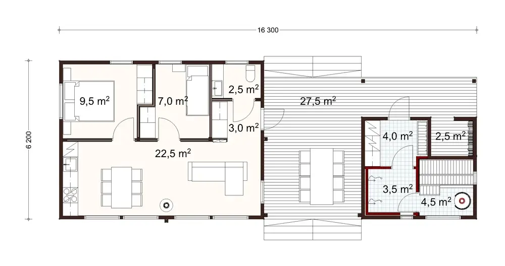 Tuuli 65 2A floor plan