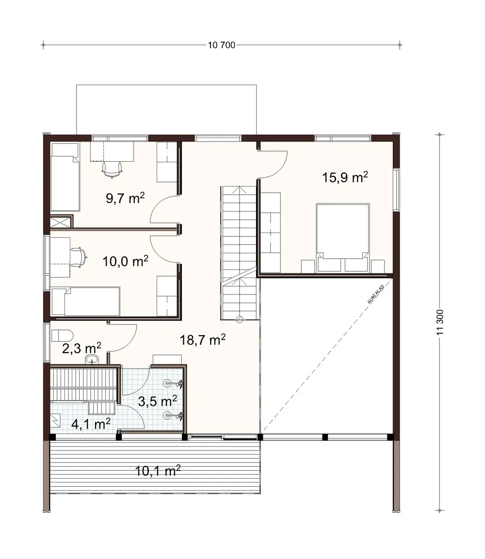 Tuuma 180 1A floor plan