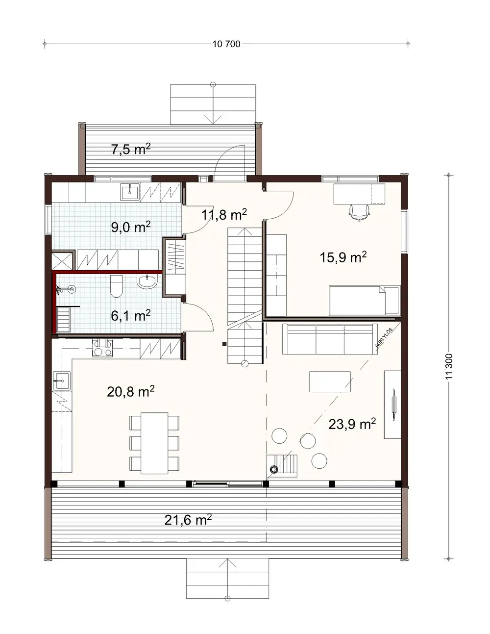 Tuuma 180 1A floor plan