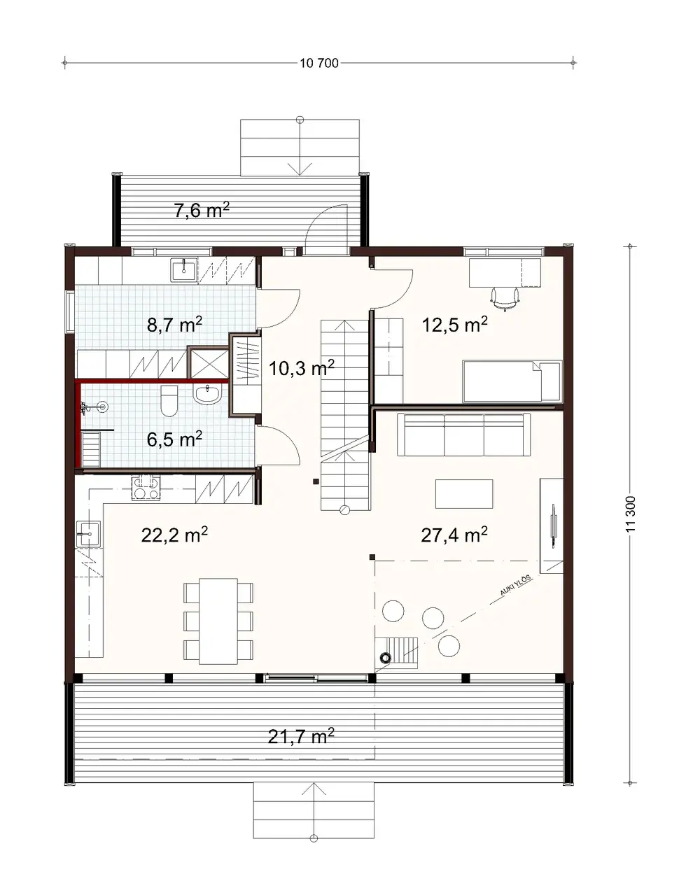 Tuuma 180 2A floor plan