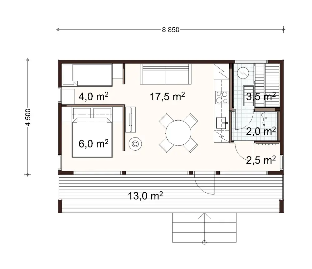 Tuuma 40 2A floor plan