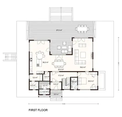 Vainio 465 1A floor plan