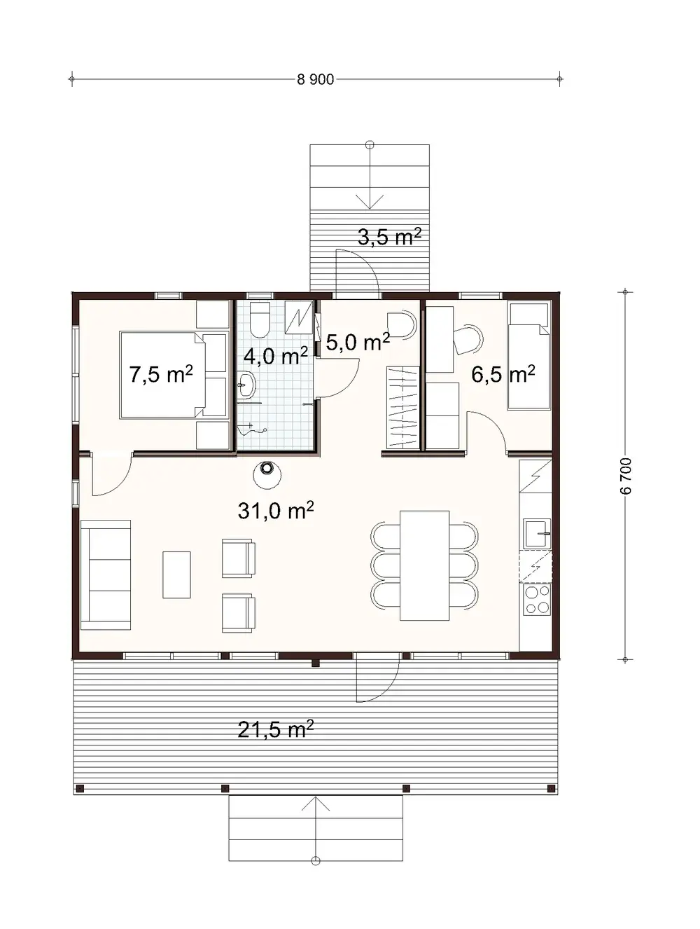 Valo 60 4A floor plan