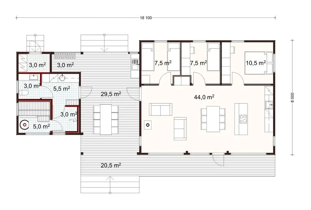 Vire 100 1A floor plan