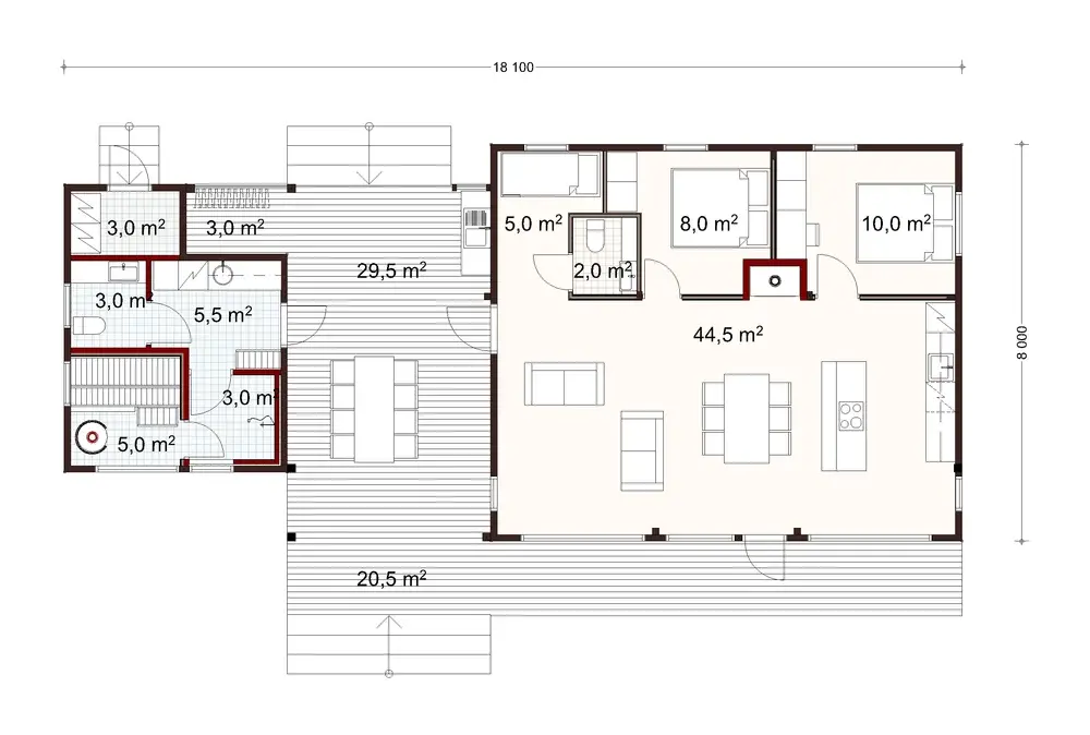 Vire 100 2A floor plan