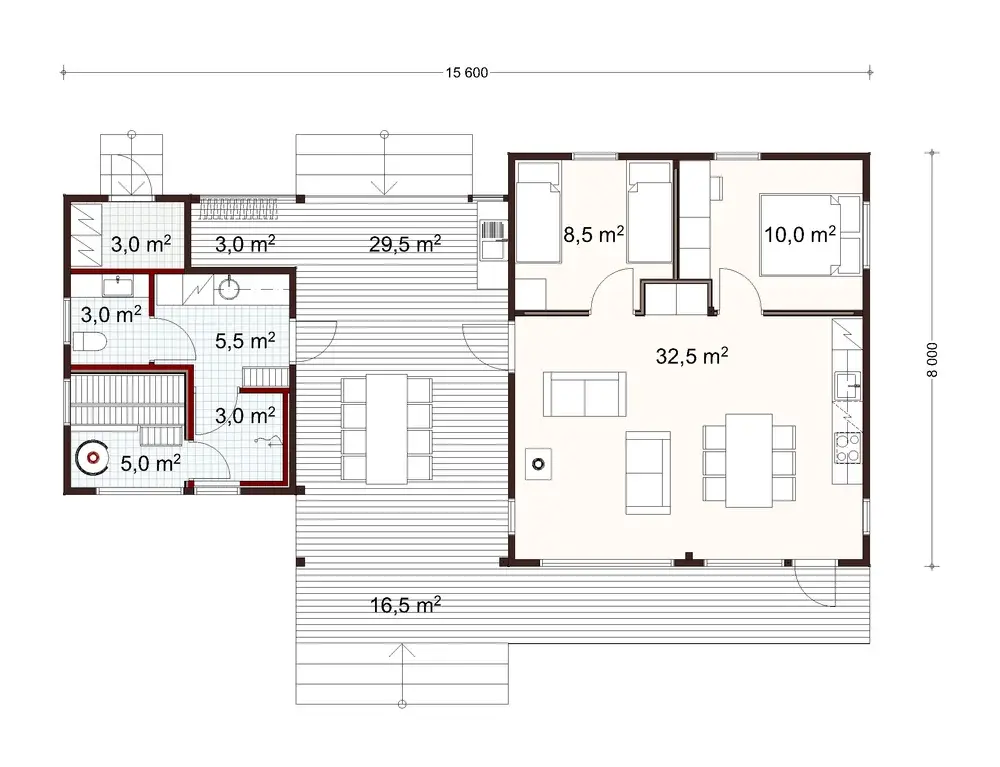 Vire 80 1A floor plan