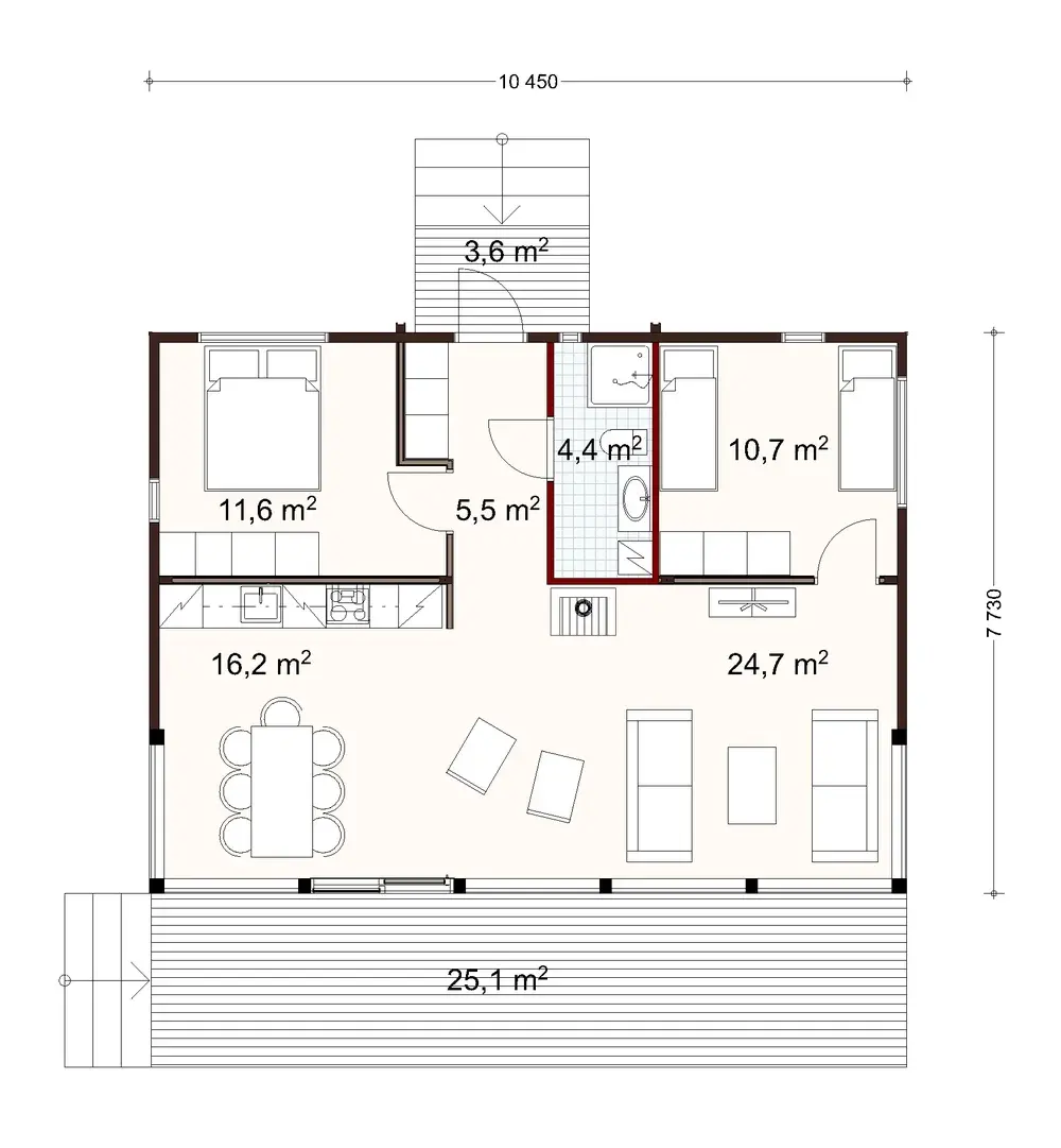 Visio 80 1A floor plan