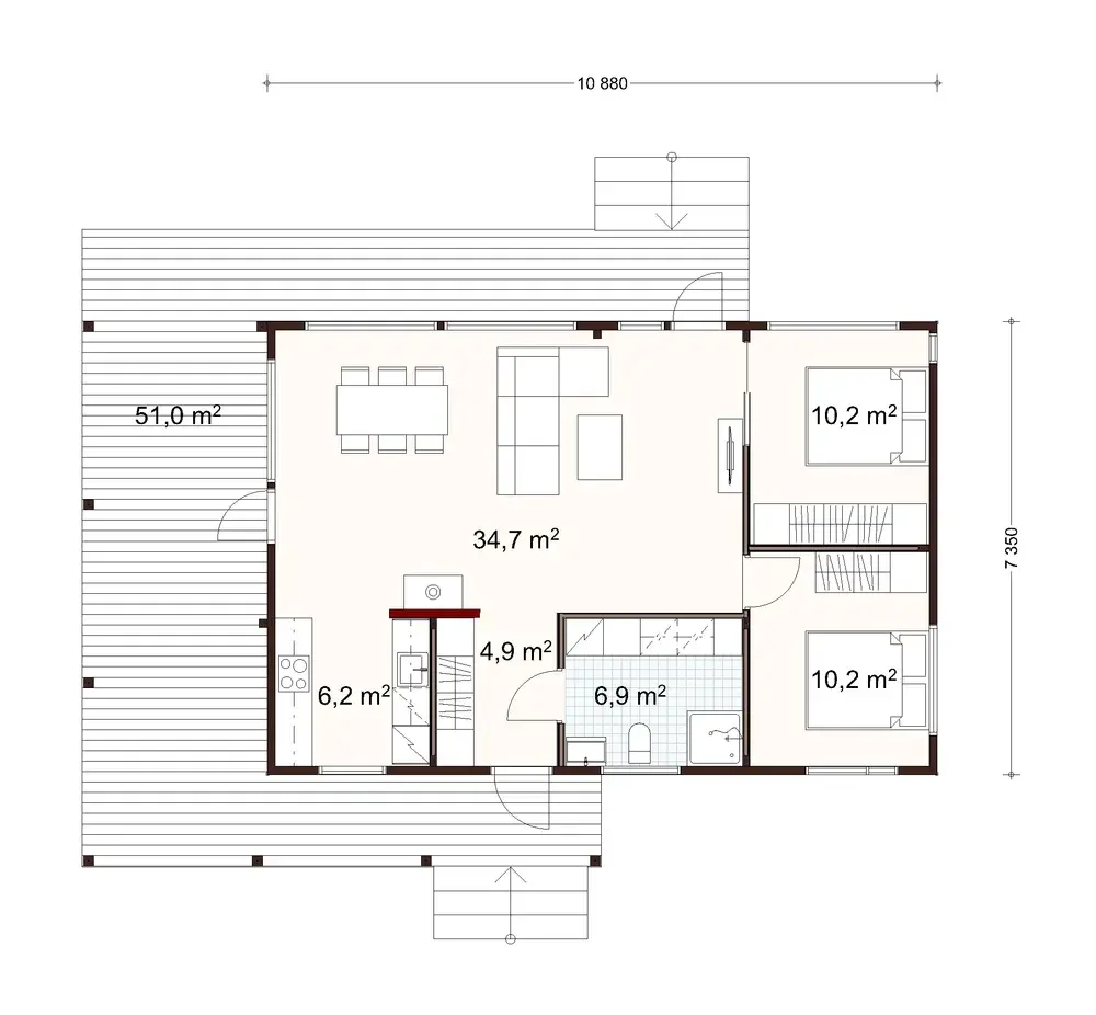 Vuono 80 1A floor plan