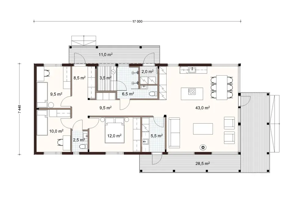 Wood Flow 127 1A floor plan