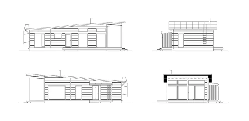 Wood Flow 74 1A facade