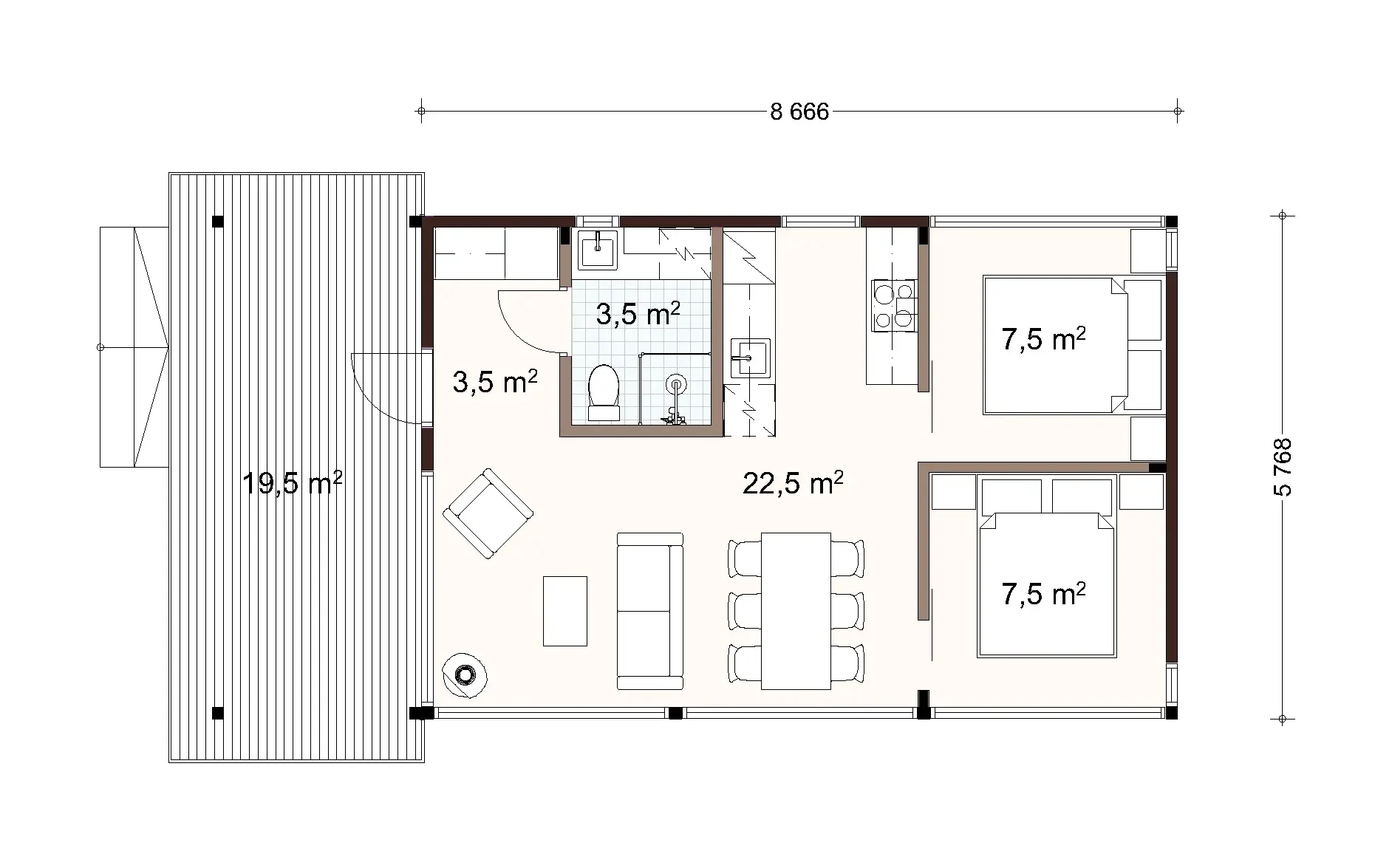 Wood Haven 50 1A floor plan