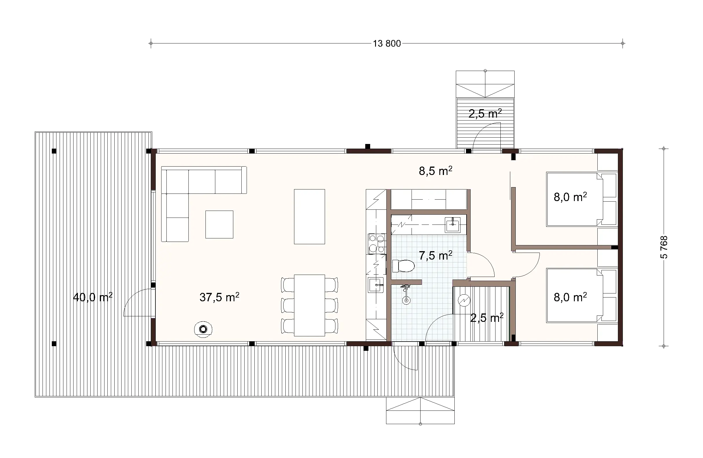 Wood Haven 80 1A floor plan