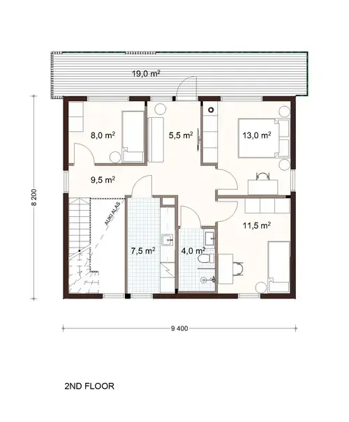 Wood Levels 134 1A floor plan